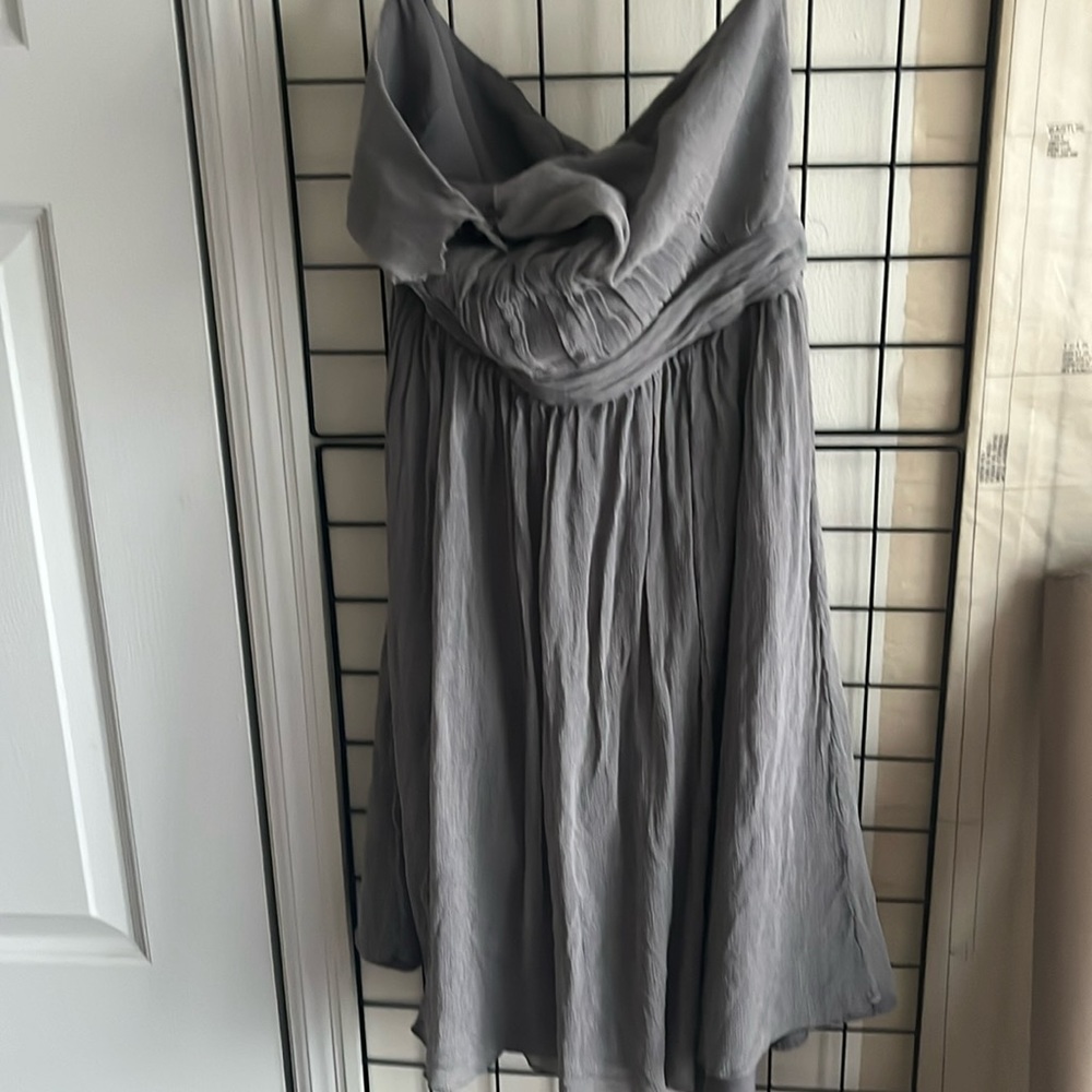 J crew blouse top in gray